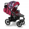 Детская прогулочная коляска Sevillababy Colibri CLB-04 бирюзовый-принт абстракция