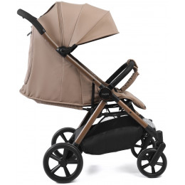 Прогулочная коляска Peppy Vigo с автокреслом Verona Beige и базой Latte латте