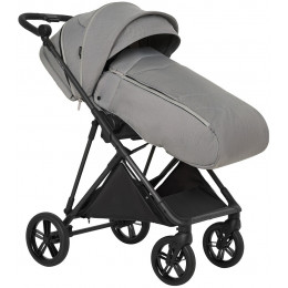 Детская прогулочная коляска Pituso Carbon RX c автокреслом Baesa Black Horizon Grey/рама carbon