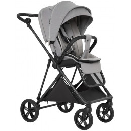 Детская прогулочная коляска Pituso Carbon RX c автокреслом Baesa Black Horizon Grey/рама carbon