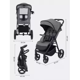 Коляска прогулочная Mowbaby Nimbus Grey