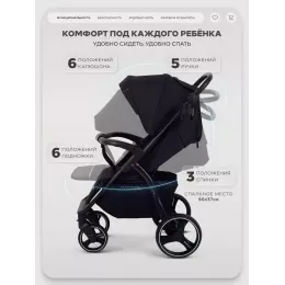 Коляска прогулочная Rant Basic Alpine 2026 Black