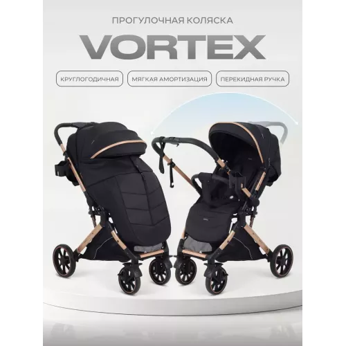 Коляска прогулочная Rant Basic Vortex Black