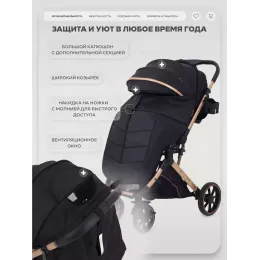 Коляска прогулочная Rant Basic Vortex Black