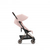 Купить прогулочную коляску Cybex Coya, в цвете Peach Pink (шасси Rose Gold)