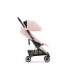 Купить прогулочную коляску Cybex Coya, в цвете Peach Pink (шасси Rose Gold)