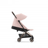 Купить прогулочную коляску Cybex Coya, в цвете Peach Pink (шасси Rose Gold)