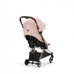 Купить прогулочную коляску Cybex Coya, в цвете Peach Pink (шасси Rose Gold)