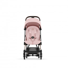 Купить прогулочную коляску Cybex Coya, в цвете Peach Pink (шасси Rose Gold)