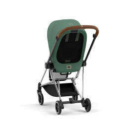 Купить прогулочную коляску Cybex Mios III, в цвете Leaf Green (шасси Chrome Brown)
