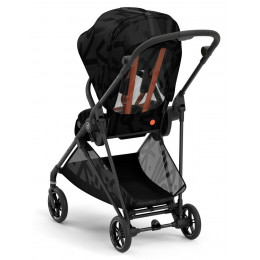 Прогулочная коляска Cybex Melio Street Real Black с дождевиком