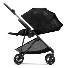 Прогулочная коляска Cybex Melio Street Real Black с дождевиком