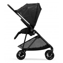 Прогулочная коляска Cybex Melio Street Real Black с дождевиком