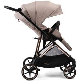 Прогулочная коляска Peppy Amici с автокреслом Jovikids Aria Beige рама Gold