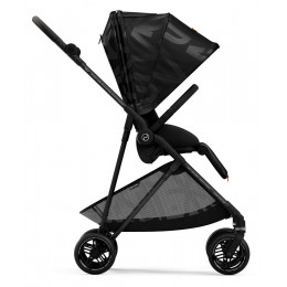 Прогулочная коляска Cybex Melio Street Real Black с дождевиком
