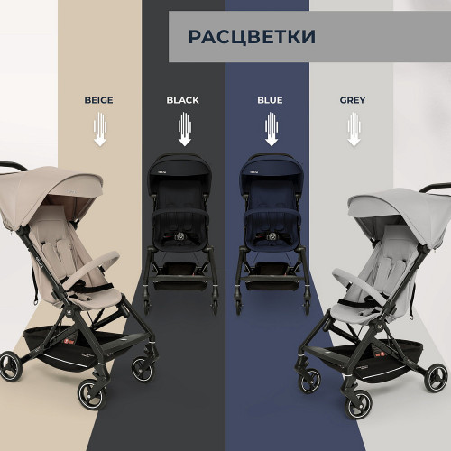 Прогулочная коляска Sweet Baby Grazia black