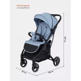 Коляска прогулочная Mowbaby Smart 2023 Blue