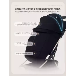 Коляска прогулочная Rant Avion Black