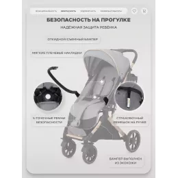 Коляска прогулочная Rant Basic Vortex Grey