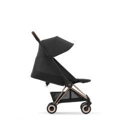 Купить прогулочную коляску Cybex Coya , в цвете Sepia Black (шасси Rose Gold)