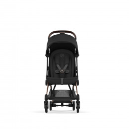 Купить прогулочную коляску Cybex Coya , в цвете Sepia Black (шасси Rose Gold)