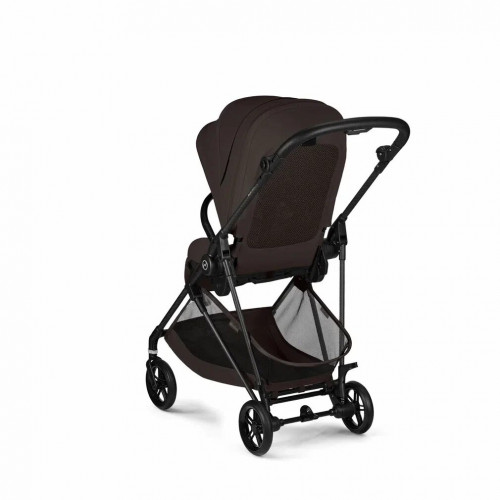 Купить прогулочную коляску Cybex Melio, в цвете Chocolate Brown (серия Carbon)