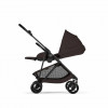 Купить прогулочную коляску Cybex Melio, в цвете Chocolate Brown (серия Carbon)