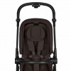 Купить прогулочную коляску Cybex Melio, в цвете Chocolate Brown (серия Carbon)