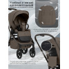 Прогулочная коляска Sweet Baby SBL Orso + автокресло Premier Grey Dark Beige