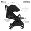 Детская прогулочная коляска Pituso Matrix PU Black New