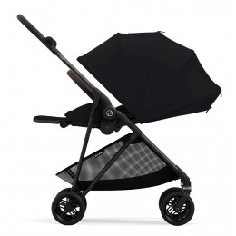Прогулочная коляска Cybex Melio Carbon Magic Black с дождевиком