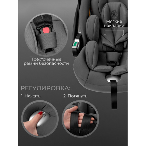 Прогулочная коляска Sweet Baby SBL Orso + автокресло Premier Grey Dark Beige