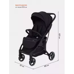 Коляска прогулочная Mowbaby Smart 2023 Black