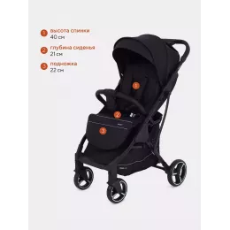 Коляска прогулочная Mowbaby Smart 2023 Black