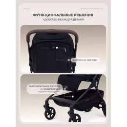 Коляска прогулочная Rant Avion Сarbon Black
