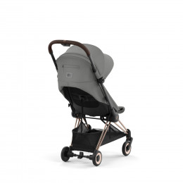 Купить прогулочную коляску Cybex Coya, в цвете Mirage Grey (шасси Rose Gold)