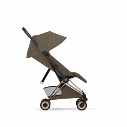 Прогулочная коляска Cybex Coya Style, в цвете Coconut Brown (шасси Rose Gold)