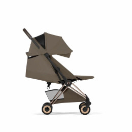 Прогулочная коляска Cybex Coya Style, в цвете Coconut Brown (шасси Rose Gold)
