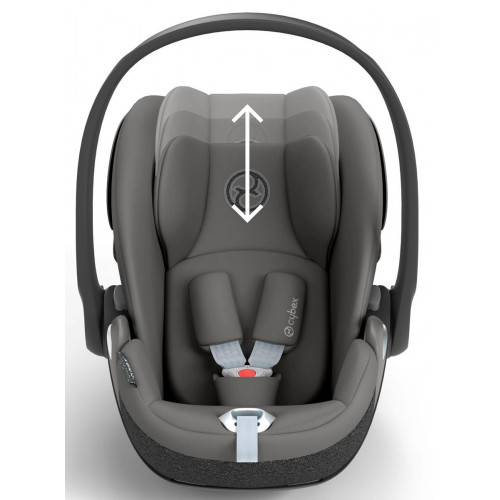 Коляска Cybex Coya Rosegold Frame Cloud T i-Size Mirage Grey Mirage Grey с дождевиком и бампером