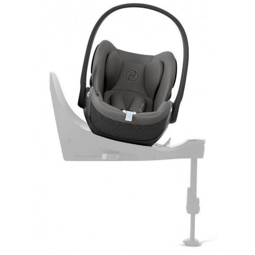 Коляска Cybex Coya Rosegold Frame Cloud T i-Size Mirage Grey Mirage Grey с дождевиком и бампером