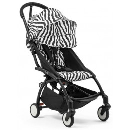 Коляска прогулочная Stokke YOYO3 рама чёрная Black Zebra