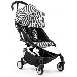 Коляска прогулочная Stokke YOYO3 рама белая White Zebra