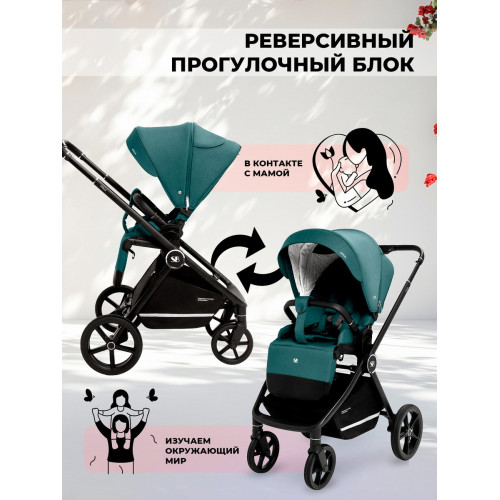 Прогулочная коляска Sweet Baby Stella 427300 Green