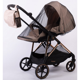 Прогулочная коляска Peppy Amici Beige рама Gold