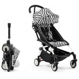 Коляска прогулочная Stokke YOYO3 рама чёрная Black Zebra