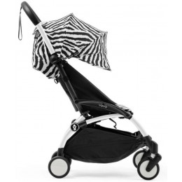 Коляска прогулочная Stokke YOYO3 рама белая White Zebra