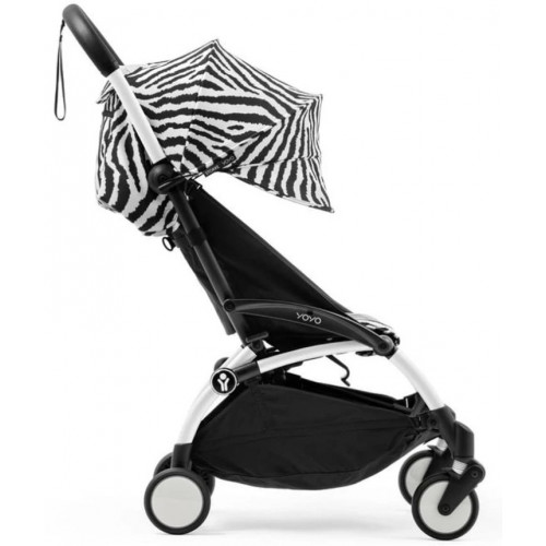 Коляска прогулочная Stokke YOYO3 рама белая White Zebra