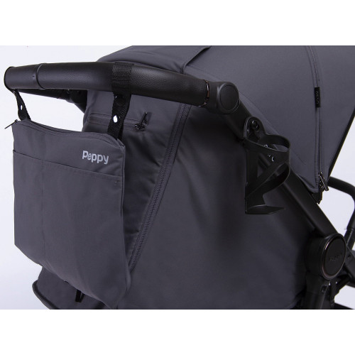 Детская прогулочная коляска Peppy Marco dark grey