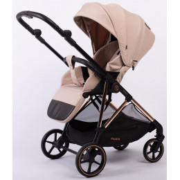 Прогулочная коляска Peppy Amici Beige рама Gold