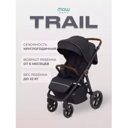 Коляска прогулочная Mowbaby Trail 2025 Black